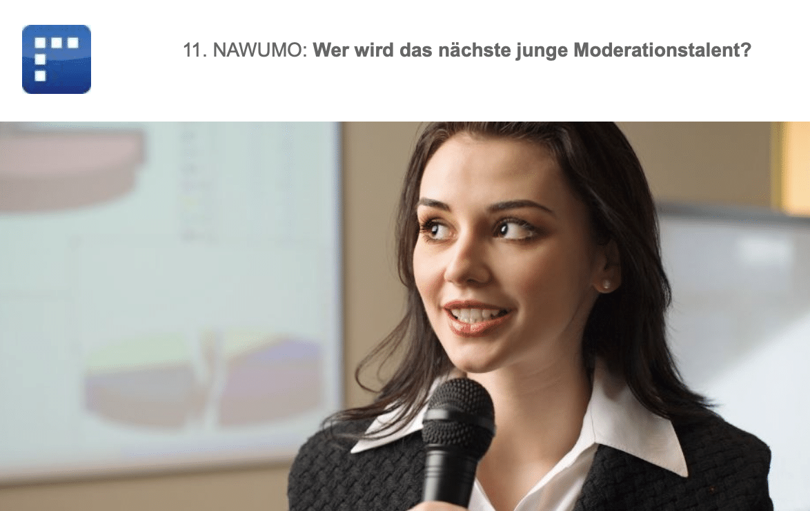 Wer wird Nachwuchsmoderator/in 2023?